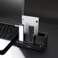 TooQ TQDS-502B Station d'accueil de disques de stockage USB 3.2 Gen 1 (3.1 Gen 1) Type-C Noir - 4
