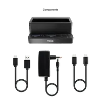 TooQ TQDS-502B Station d'accueil de disques de stockage USB 3.2 Gen 1 (3.1 Gen 1) Type-C Noir - 7