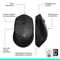 Souris sans fil Logitech B330 Silent Plus (Noir) - 3