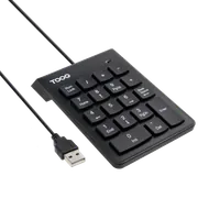 TooQ TQK-2001-B clavier Bureau USB Non Noir