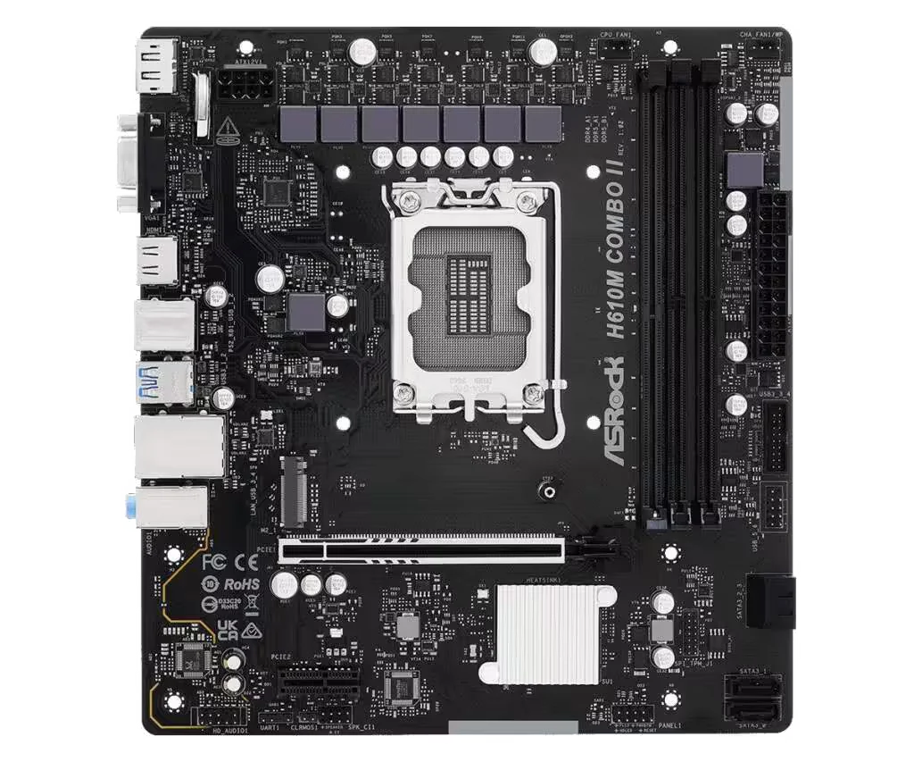 Carte Mère ASRock H610M Combo II (Intel LGA 1700) Micro ATX