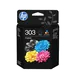HP Pack de 2 cartouches authentiques d'encre noire/trois couleurs 303 - 3