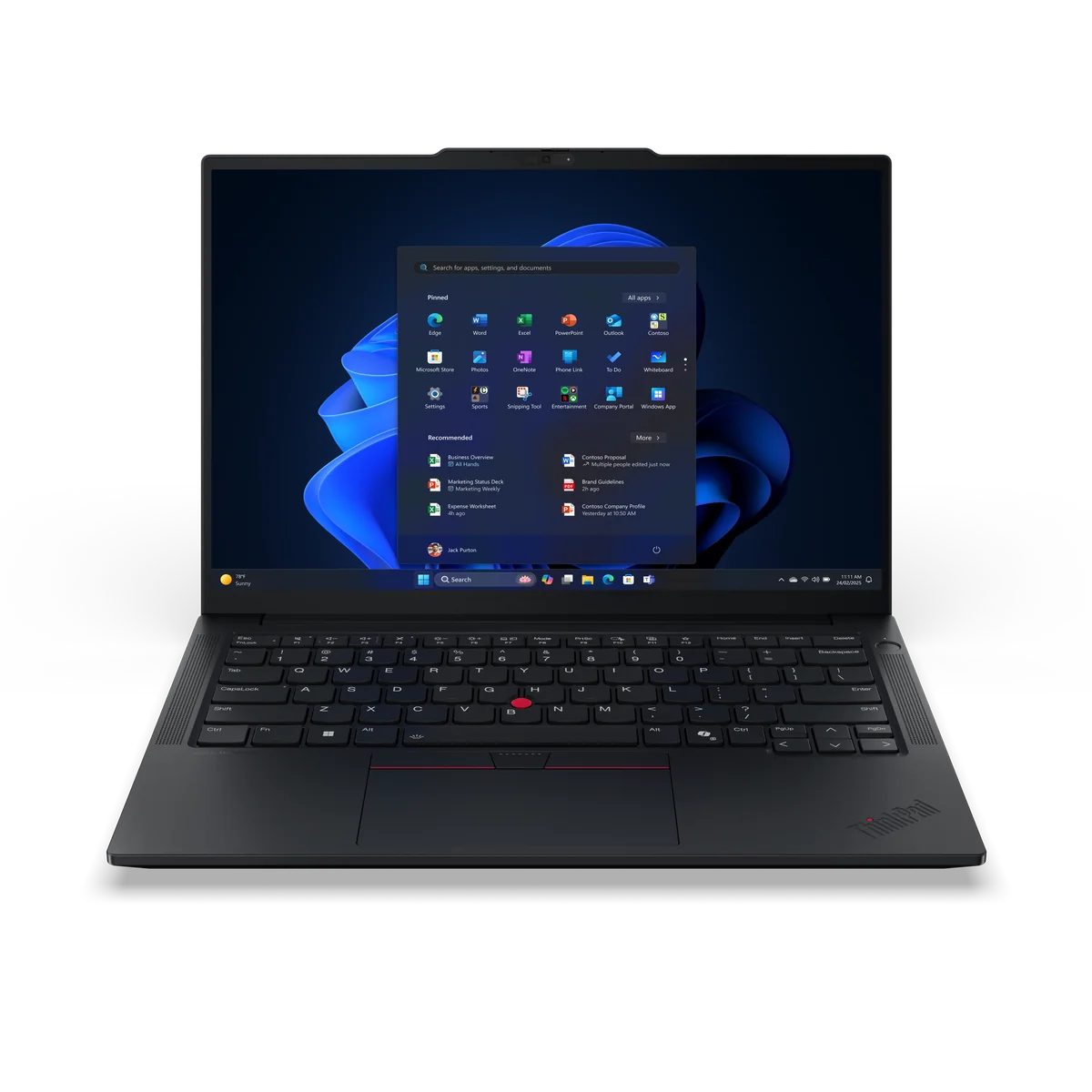 Lenovo ThinkPad E14 Gen 7 (Intel) Copilot+ PC Intel Core Ultra 5 226V Ordinateur portable 35,6 cm (14") WUXGA 16 Go LPDDR5x-SDRAM 512 Go SSD Wi-Fi 6E (802.11ax) Windows 11 Pro Français Noir