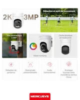 Caméra extérieure IP Mercusys MC510 2K (Blanc) - 3