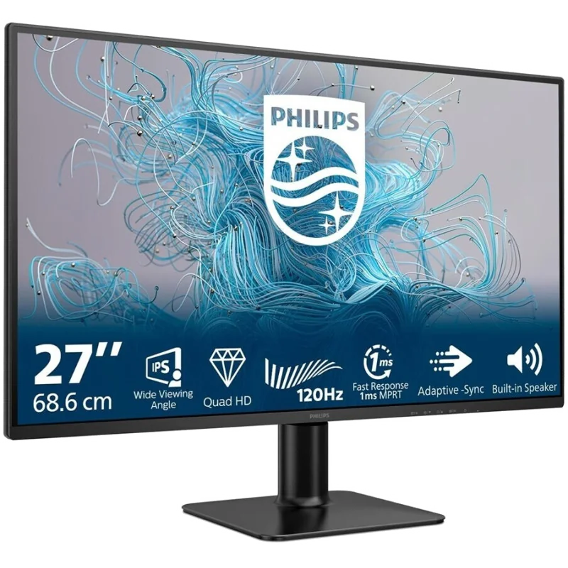 Philips 2000 series 27E2N2500/00 écran plat de PC 68,6 cm (27") 2560 x 1440 pixels Quad HD LCD Noir