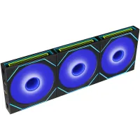 Lot de 3 Ventilateurs de boitier Lian Li Uni Fan SL-Infinity Flex RGB - 12cm avec contrôleur (Noir)