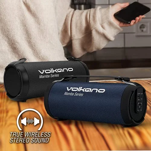 VOLKANO VK-3202-BK MAMBA Series ENCEINTE NOMADE Bluetooth-BLEU