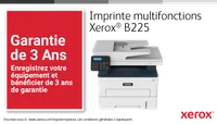 Xerox B225 copie/impression/numérisation recto verso sans fil A4, 34 ppm, PS3 PCL5e/6, chargeur automatique de documents, 2 magasins, total 251 feuilles - 13