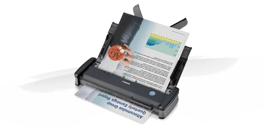 Canon imageFORMULA P-215II Alimentation feuille à feuille de scanner 600 x 600 DPI A4 Noir, Gris