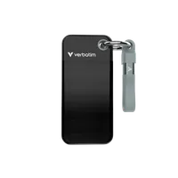 Verbatim Pocket SSD 512 Go USB Type-C 3.2 Gen 2 (3.1 Gen 2) Noir, Gris