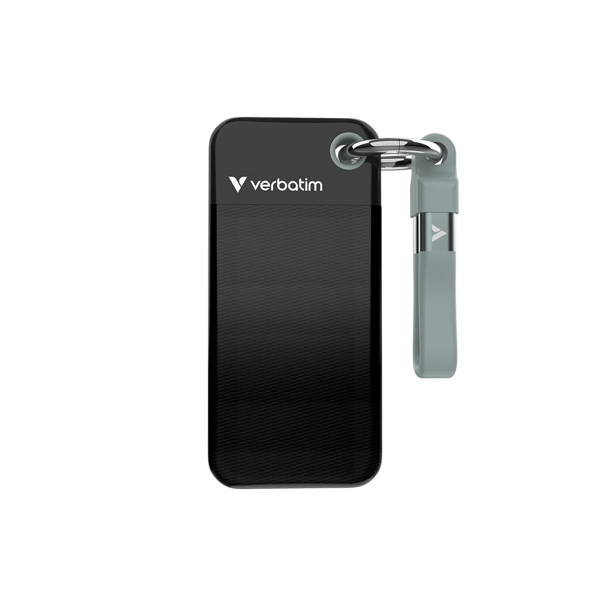 Verbatim Pocket SSD 512 Go USB Type-C 3.2 Gen 2 (3.1 Gen 2) Noir, Gris