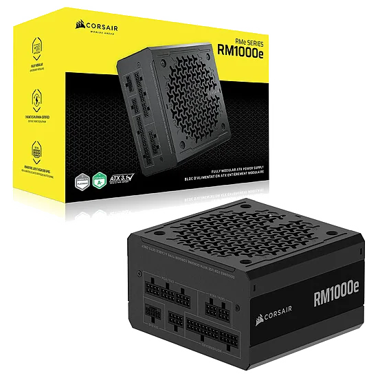 CORSAIR RMe Series (3rd Gen), RM1000e ThermalProtect, 1000 Watt, ATX 3.1, PCIe 5