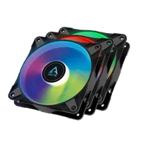 ARCTIC P12 PWM PST A-RGB 0dB Boitier PC Ventilateur 12 cm Noir, Blanc 3 pièce(s) - 1