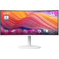MSI Modern MD342CQPW écran plat de PC 86,4 cm (34") 3440 x 1440 pixels UltraWide Quad HD Blanc - 1