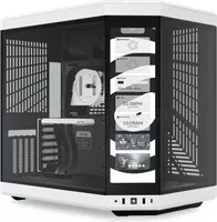 Boitier Moyen Tour E-ATX Hyte Y70 avec panneaux vitrés (Noir/Blanc) - 3
