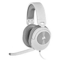 Casque Gamer filaire Corsair HS55 Stereo (Blanc) - 1