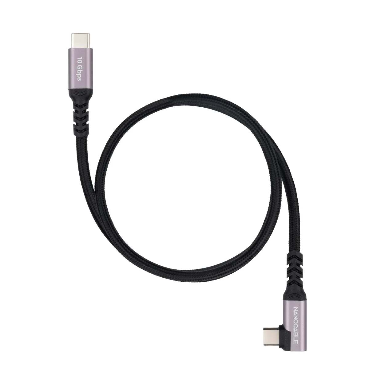Nanocable 10.01.4701 câble USB USB 3.2 Gen 2 (3.1 Gen 2) 1 m USB C 10 Gbit/s 100 W Noir