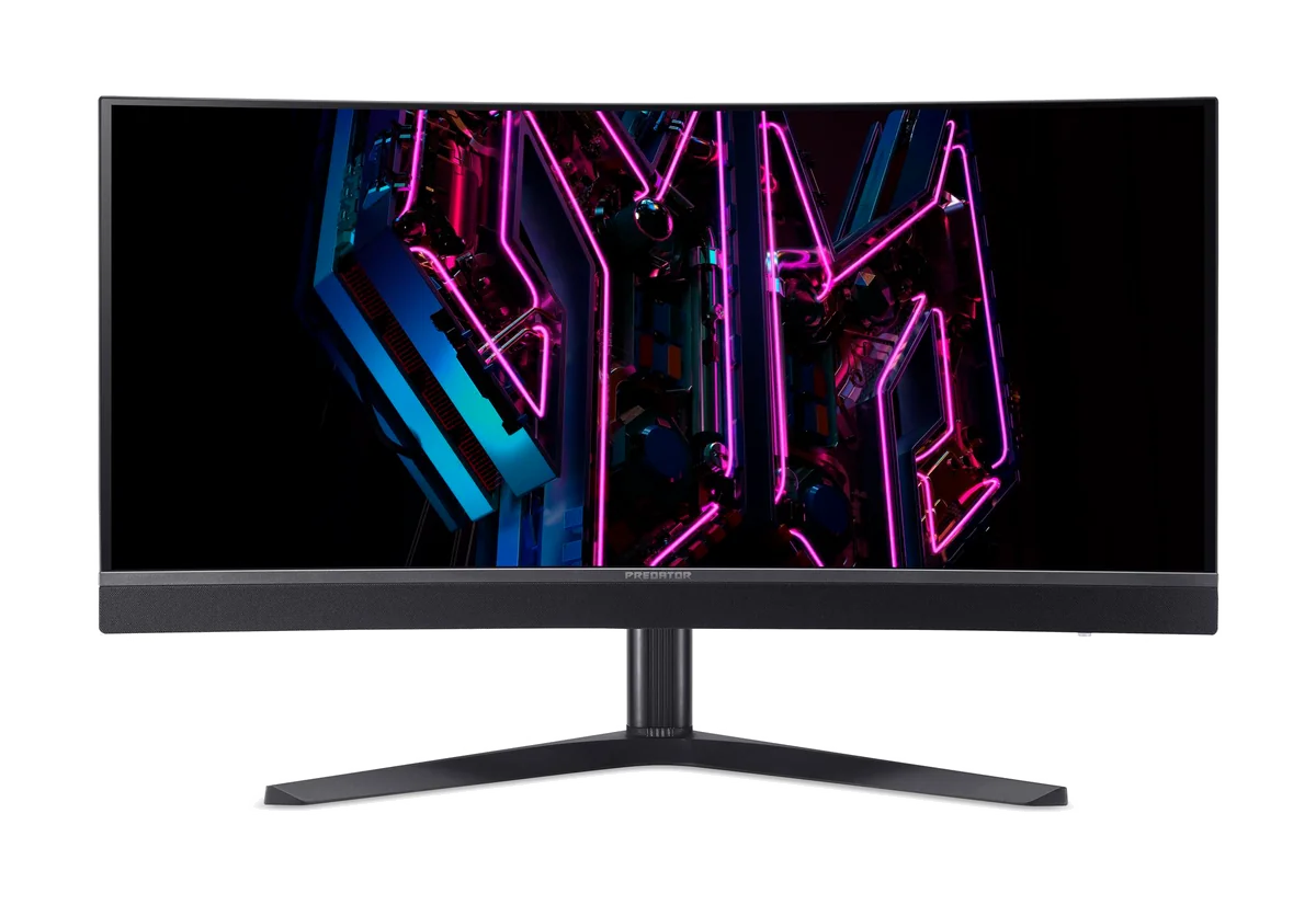 Acer Predator X34Vbmiiphuzx écran plat de PC 86,4 cm (34") 3440 x 1440 pixels UltraWide Quad HD OLED Noir