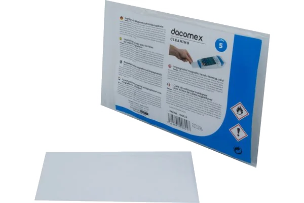 DACOMEX Pack de 5 cartes de nettoyage pour lecteur de cartes * 190824