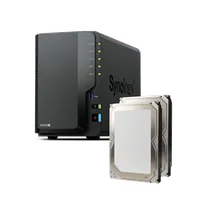 Serveur NAS Synology DiskStation DS225+ - 24To (2x12To) HDD Plus