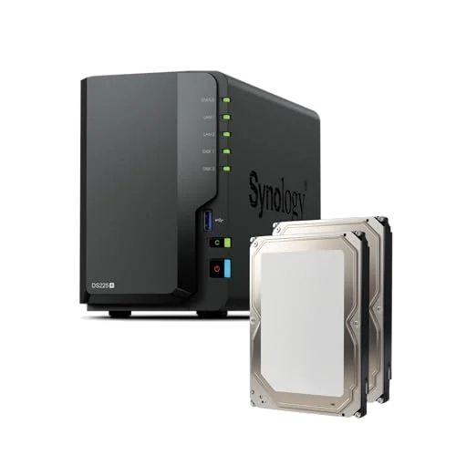 Serveur NAS Synology DiskStation DS225+ - 24To (2x12To) HDD Plus
