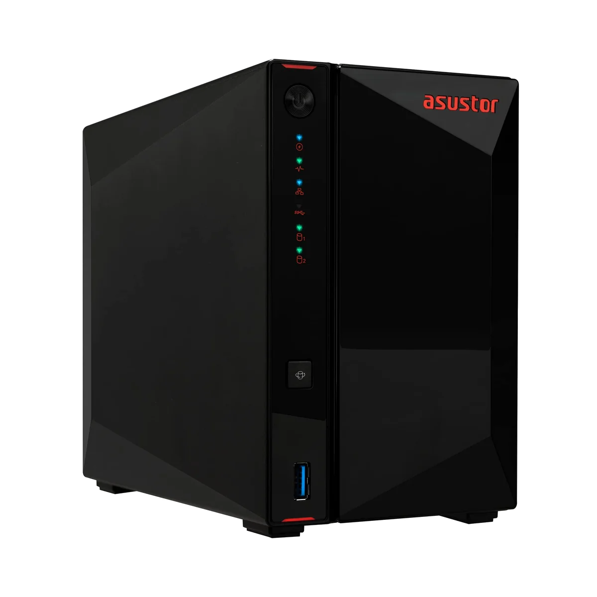 Serveur NAS Asustor Nimbustor 2 Gen2 AS-5402T - 2 baies(Noir)
