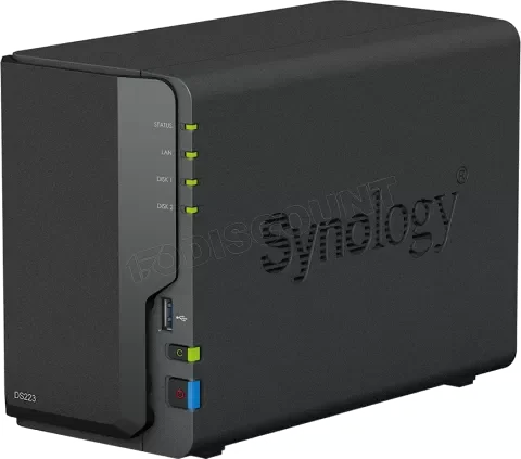 Serveur NAS Synology Diskstation DS225+ - 2 baies /0TO