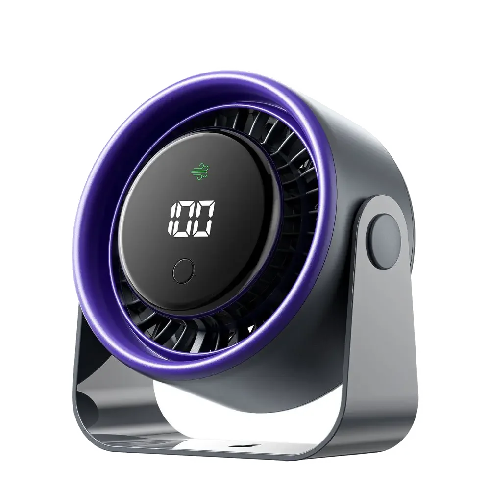 Ventilateur à main sur batterie Vention (Noir/Violet)