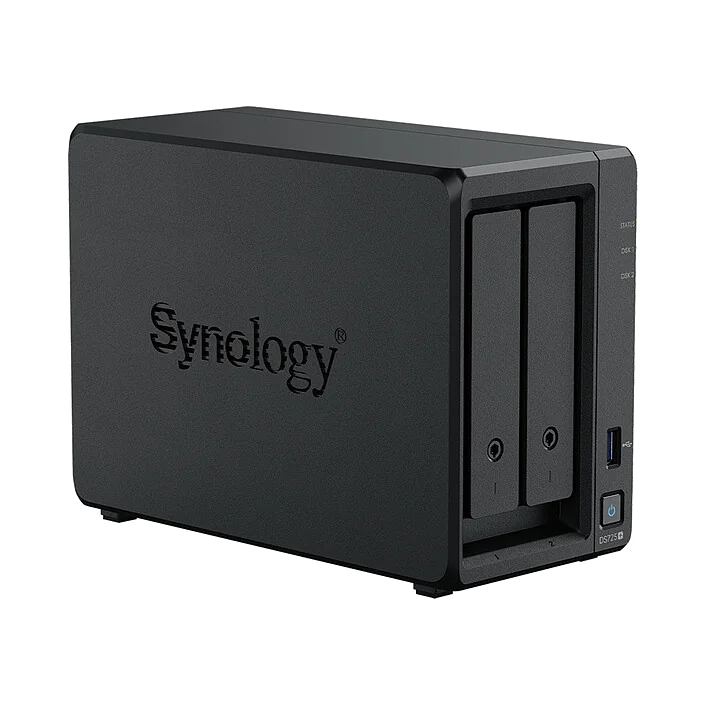 Serveur NAS Synology DiskStation DS725+ - 32To (2x16To) HDD Plus