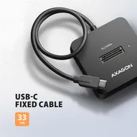 Axagon ADSA-M2C11L Station d'accueil de disques de stockage USB 3.2 Gen 2 (3.1 Gen 2) Type-C Noir - 7
