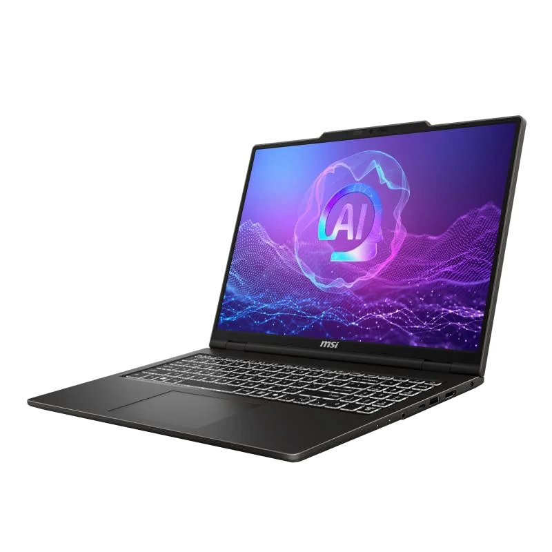 MSI VenturePro 16 A2RWFG-001FR Intel Core 7 240H Netbook 40,6 cm (16") 2K 16 Go DDR5-SDRAM 512 Go SSD NVIDIA GeForce RTX 5060 Wi-Fi 6E (802.11ax) Windows 11 Home Gris AZERTY Français