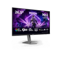 AOC AGON PRO AG276QKD2 écran plat de PC 67,3 cm (26.5") 2560 x 1440 pixels Quad HD QD-OLED Noir, Gris - 2