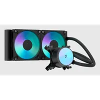 Fractal Design Radius 240 RGB Black Processeur Refroidisseur de liquide tout-en-un 12 cm Noir 1 pièce(s)