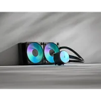 Fractal Design Radius 240 RGB Black Processeur Refroidisseur de liquide tout-en-un 12 cm Noir 1 pièce(s) - 2
