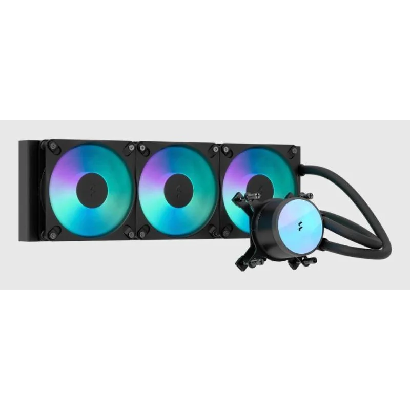 Fractal Design Radius 360 RGB Black Processeur Refroidisseur de liquide tout-en-un 12 cm Noir 1 pièce(s)