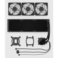 Fractal Design Radius 360 RGB Black Processeur Refroidisseur de liquide tout-en-un 12 cm Noir 1 pièce(s) - 7