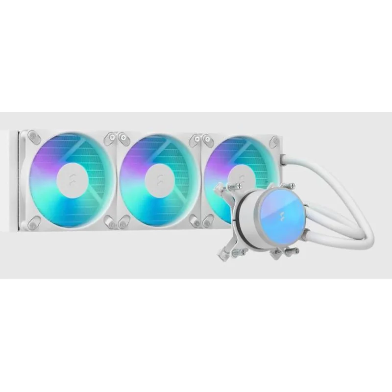 Fractal Design Radius 360 RGB White Processeur Refroidisseur de liquide tout-en-un 12 cm Blanc 1 pièce(s)