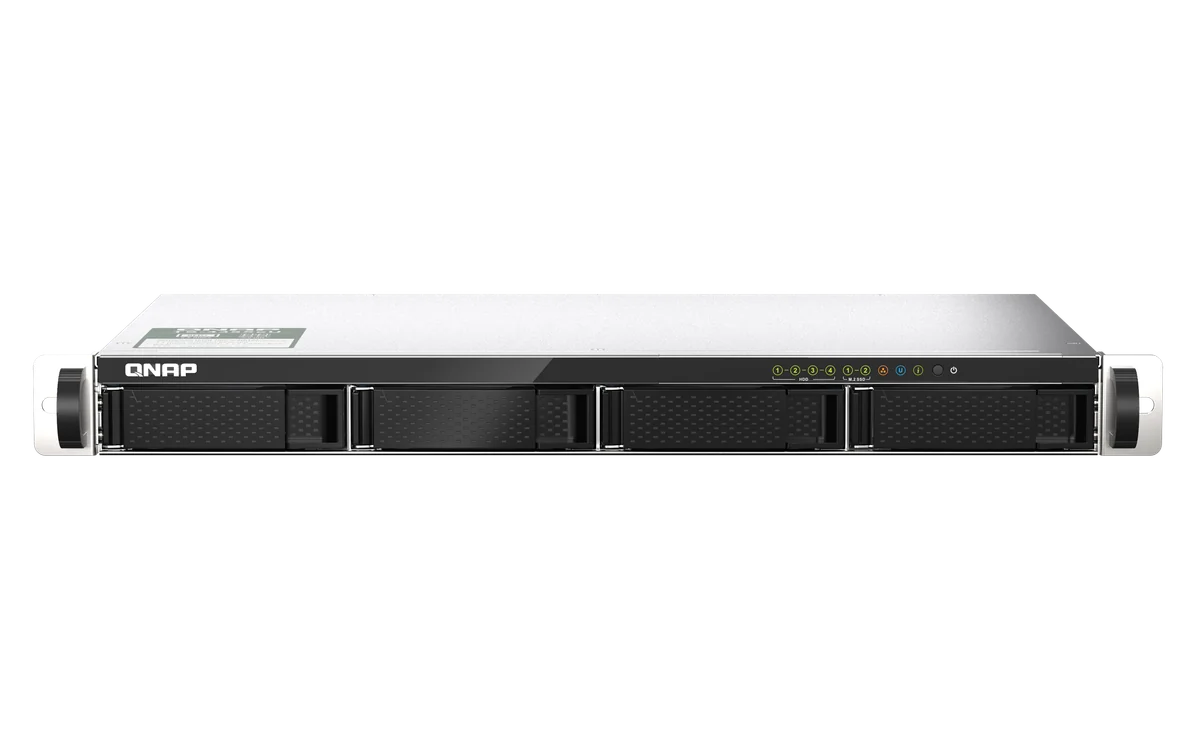 QNAP TS-435XEU NAS Rack (1 U) Marvell CN9131 4 Go DDR4 0 To QNAP QTS Noir, Gris