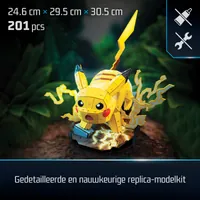 4D Build - Puzzle 3D Pokémon - Maquette Pikachu Pokémon 201 Pièces - Pikachu Inspiré Du Dessin Animé - Puzzle Adulte - Jeu De Construction À Collectionner - Jouet Adulte - Jeu Enfant 12 ans Et + - 2