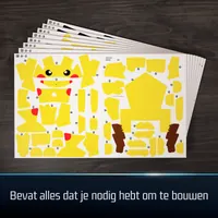 4D Build - Puzzle 3D Pokémon - Maquette Pikachu Pokémon 201 Pièces - Pikachu Inspiré Du Dessin Animé - Puzzle Adulte - Jeu De Construction À Collectionner - Jouet Adulte - Jeu Enfant 12 ans Et + - 3