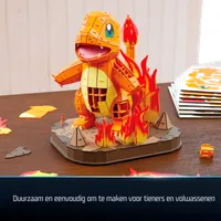 4D Build - Puzzle 3D Pokémon - Maquette Salamèche Pokémon 241 Pièces - Salamèche Inspiré Du Dessin Animé - Puzzle Adulte - Jeu De Construction À Collectionner - Jouet Adulte - Jeu Enfant 12 ans Et + - 5