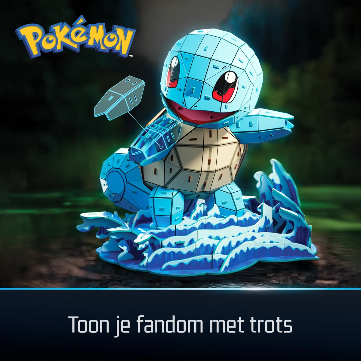 4D Build - Puzzle 3D Pokémon - Maquette Carapuce Pokémon 180 Pièces - Carapuce Inspiré Du Dessin Animé - Puzzle Adulte - Jeu De Construction À Collectionner - Jouet Adulte - Jeu Enfant 12 ans Et +