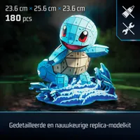 4D Build - Puzzle 3D Pokémon - Maquette Carapuce Pokémon 180 Pièces - Carapuce Inspiré Du Dessin Animé - Puzzle Adulte - Jeu De Construction À Collectionner - Jouet Adulte - Jeu Enfant 12 ans Et + - 2