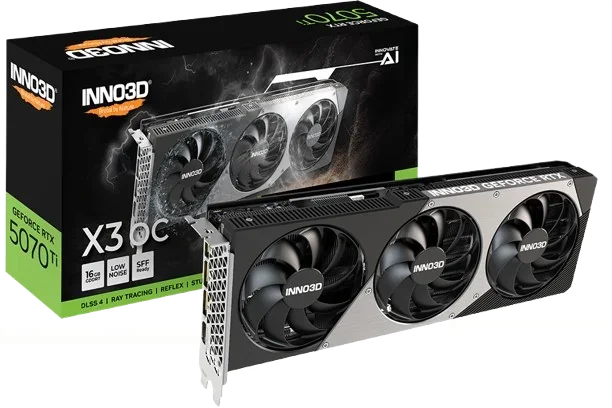 Carte Graphique Inno3D GeForce RTX 5070 Ti X3