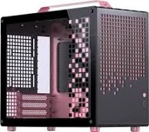 Boitier Mini Tour Micro ATX Jonsbo Z20 avec panneau vitré (Noir/Rose)