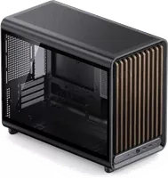 Boitier Mini Tour Micro ATX Jonsbo D33 Wood avec panneau vitré (Noir)