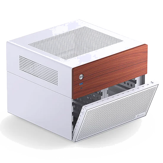 Boitier NAS Micro-ATX Jonsbo N4 (Blanc)