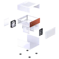 Boitier NAS Micro-ATX Jonsbo N4 (Blanc) - 3