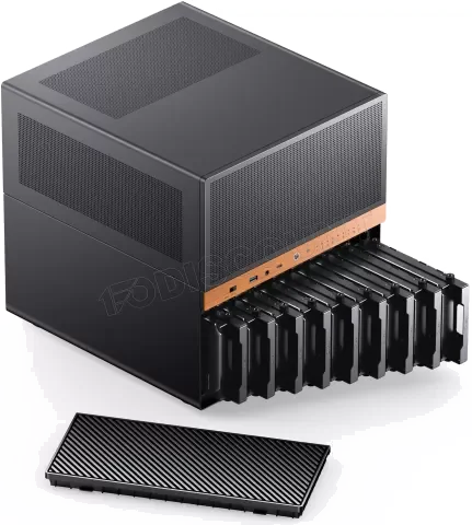 Boitier NAS Micro-ATX Jonsbo N6 (Noir)