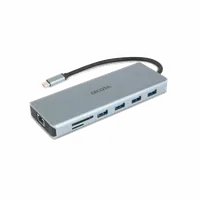 DICOTA D32065 hub & concentrateur USB 3.2 Gen 1 (3.1 Gen 1) Type-C Argent - 1